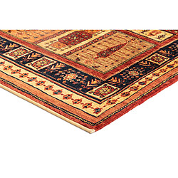 Avis Vidal Tapis de laine 158x106 brun Kashkuli