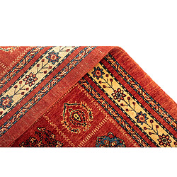 Vidal Tapis de laine 154x113 rouge Kashkuli pas cher