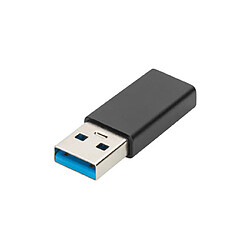 DIGITUS Adaptateur USB Type-C, USB A - USB-C, noir ()