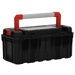 Acheter vidaXL Boîte à outils Noir et rouge 55x28x26,5 cm