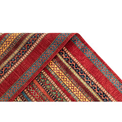 Vidal Tapis de laine 290x203 rouge Torkman pas cher