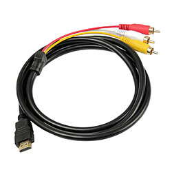 Câble HDMI vers 3 RCA mâle pas cher