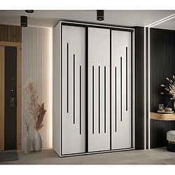 Abiks Meble Armoire DAVOS 8 À Portes Coulissantes 235,2/150/45 3 Portes