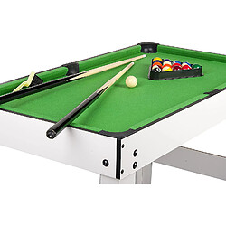 Avis Leomark Table 4 jeux en 1 - billard, babyfoot, hockey de table et ping-pong