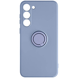 Avizar Coque pour Samsung Galaxy S23 Plus Soft touch avec Bague Support Bleu Lavande