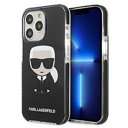 Karl Lagerfeld Fullbody Iconic - Coque iPhone 13 Pro (Noir)