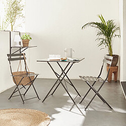 Ensemble table & chaises