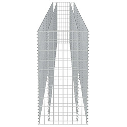 Acheter vidaXL Lit surélevé à gabion Acier galvanisé 540x50x100 cm