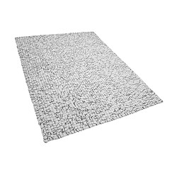 Beliani Tapis en laine gris clair 160 x 230 cm AMDO