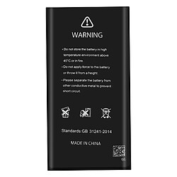 Avizar Clappio Batterie interne pour Apple iPhone 15 3349mAh Puce TI intégré Noir