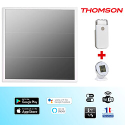 Avis avidsen Radiateur Electrique Panneau rayonnant Miroir Chauffage Thermostat connecté et Wifi