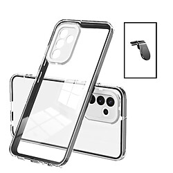 PHONECARE Kit Coque 360 Airbag Anti-Drop Caméra Protection +Support L Safe Driving pour Samsung Galaxy A13 5G - Transparent