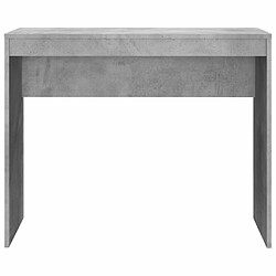 Maison Chic Bureau,Table de travail pour chambre Gris béton 90x40x72 cm Bois d'ingénierie -GKD91494 pas cher