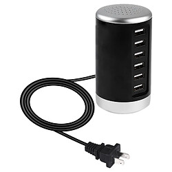 Wewoo XLD4 30W 6-USB Ports Adaptateur secteur pour chargeur USB AC100-240Vconnecteur US Noir