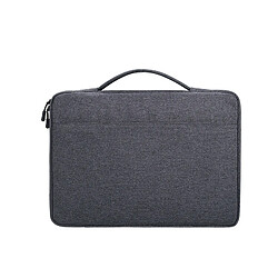 Wewoo Sacoche Oxford Cloth Sac à main pour ordinateur portable étanche 13,3 poucesavec sangle de coffre à bagages gris foncé