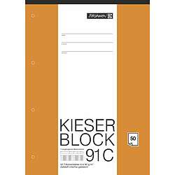 Avis Baier schneider briefpapierblock &kieserblock t-konten format a4?blanc-lot de 50