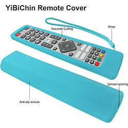 Acheter SANAG Housse Coque En Silicone Pour Sharp Aquos Tv Telecommande Shw/Rmc/0133 Shwrmc0133, Etui De Protection Pour Sharp Tv Telecommande, Antiderapage, Antisismique, Lavable-Glow Blue