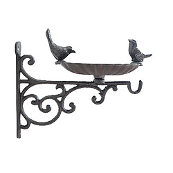 Acheter Universal Garden mur suspendu Aid Food Basin forgeant Iron Crochet Décoration du jardin