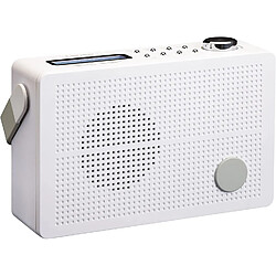 Lenco radio portable Dab+ FM blanc