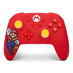 Acheter Power A Manette SWITCH rouge Sans Fil Bluetooth Officielle - Mario Joy Manette sans fil Nintendo Switch oled - Mario Joy