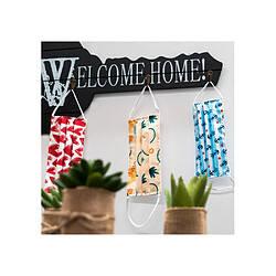 Avis Ac-Deco Décoration murale en forme de clé - Welcome home - L 52 x l 26 cm x H 4 cm