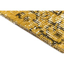 Vidal Tapis de laine 203x104 jaune Ultra Vintage