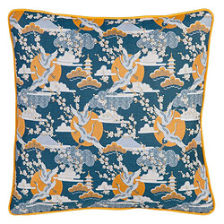 BigBuy Home Coussin Bleu Héron 60 x 10 x 60 cm