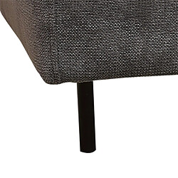 Acheter Pegane Canapé-lit 3 places en pin et velours gris - Longueur 192 x Hauteur 87 x Profondeur 98 cm