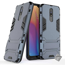 Htdmobiles Coque rigide anti choc pour Xiaomi Redmi 8 + film ecran - BLEU FONCE