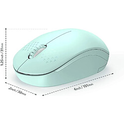 Acheter Universal Souris sans fil, souris silencieuse de 2,4 G avec récepteur USB, souris d'ordinateur portable (verte)