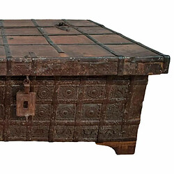 Acheter Coffre Alexandra House Living Marron Bois Recyclé 70 x 45 x 119 cm