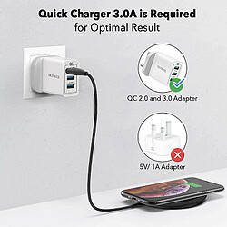 Acheter Chrono Chargeur sans fil, chargeur rapide sans fil 10W Compatible avec iPhone 12 Pro Max/12 Mini/SE/11 Pro/XS Max/X/8, Airpod Pro, Galaxy S21 Ultra/S20+/S10/S9, Note 20/10/9,(noir)