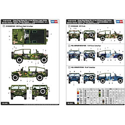 Hobby Boss Maquette Voiture Maquette Camion Meng Shi 1.5 Ton Military Light Utility Vehicle- Parade Version