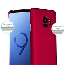 Avis Cadorabo Coque Samsung Galaxy S9 Etui en Rouge