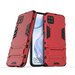 Coque en TPU hybride avec béquille rouge pour votre Huawei P40 lite/Nova 7i/Nova 6 SE