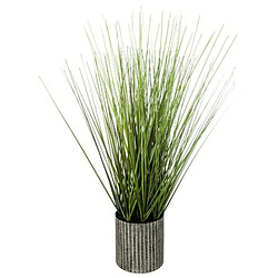 Plante Artificielle en Pot Herbe 45cm Gris