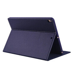 Wewoo Housse Étui Coque Pour iPad 10.2 pouces GEBEI PU + TPU de protection à rabat horizontal avec support et fentes cartes bleu