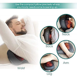 Avis Coussin de Massage Coussin Massant Shiatsu Masseur avec Fonction Chauffante Infrarouge pour Relaxation au Cou Nuque Dos Lomba a427