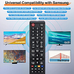 Avis SANAG Bn59-01199G Telecommande De Rechange Pour Tv Samsung Uhd Crystal Ultra Hd Hdr Neo Qled 4K/8K Smart Tv(2021/2022)