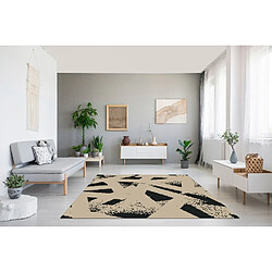 HOMEMANIA Tapis Imprimé Geometric Abstract 1 - Géométrique - Décoration de Maison - Antidérapant - Pour Salon, séjour, chambre à coucher - Multicolore en Polyester, Coton, 60 x 100 cm