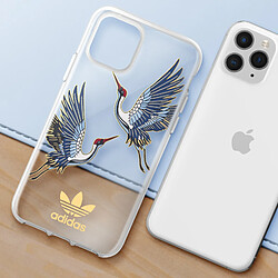 Avis Adidas Coque Silicone pour iPhone 11 Pro Oiseau Coloré Bords Surélevés Transparent