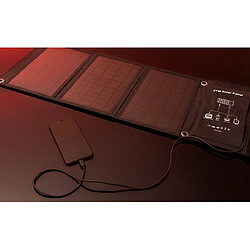 Avis Agfa Photo AgfaPhoto Solar Panel SP21 - Panneau Solaire Mobile 21W, 5V USB & 18V DC 10 Output, CB - Noir