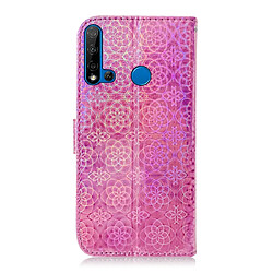 Avis Wewoo Housse Coque Pour Huawei P20 Lite 2019 / Nova 5i Couleur unie Boucle magnétique colorée Flip horizontal en cuir PU avec support et fentes cartes et portefeuille et lanière rose