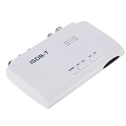 Wewoo Récepteur satellite numérique ISDB-T 1080P DVB tuner TV vidéo ensembles Top Box + Antenne 5dBi avec télécommande (Blanc)