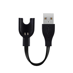 Wewoo Chargeur Objet connecté de fil de noyau de cuivre pur fil USB pour Xiaomi Mi Band 3 noir