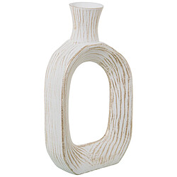 Acheter Vase Alexandra House Living Blanc Doré Céramique 11 x 27 x 47 cm