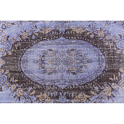 Avis Vidal Tapis de laine 282x178 Violet Ultra Vintage