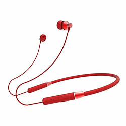 Original Lenovo He05 Sans Fil Tour De Cou Écouteur Bluetooth 5.0 Stéréo Sport Magnétique Ipx5 Étanche Casque Rouge