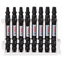 Bosch Set d?embouts de vissage Impact Control, 8 pièces, T15-20 / T25-30, 65 mm - 2608522343