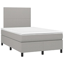 Avis Sommier à lattes,Cadre à lattes de lit et matelas et LED pour Adulte Gris clair 120x200 cm -MN76378